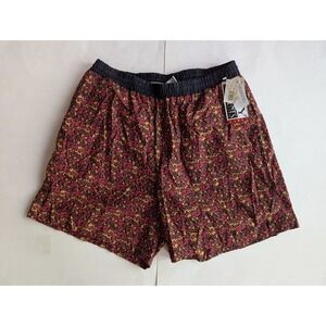 Vtg. Key Elements Swim Trunk Men's L  Multi Floral Cotton Lined NWT